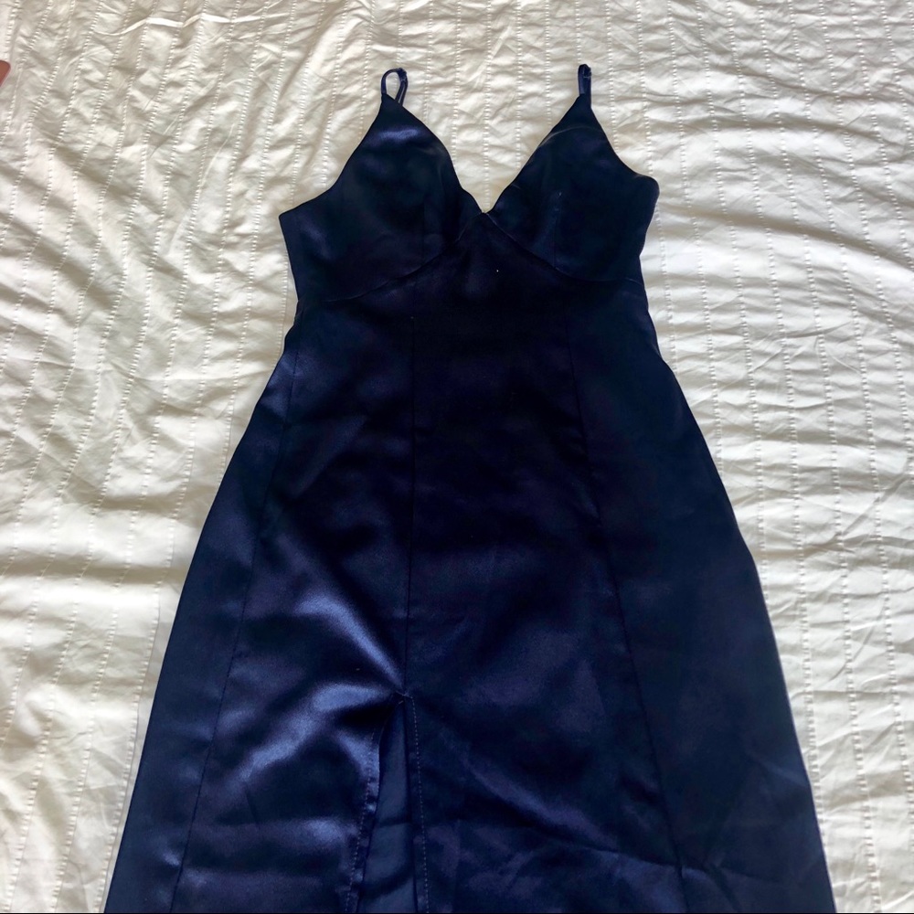 Bridge Maxi Dress (navy) by Privacy Please